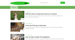 Desktop Screenshot of hornotorpet.se